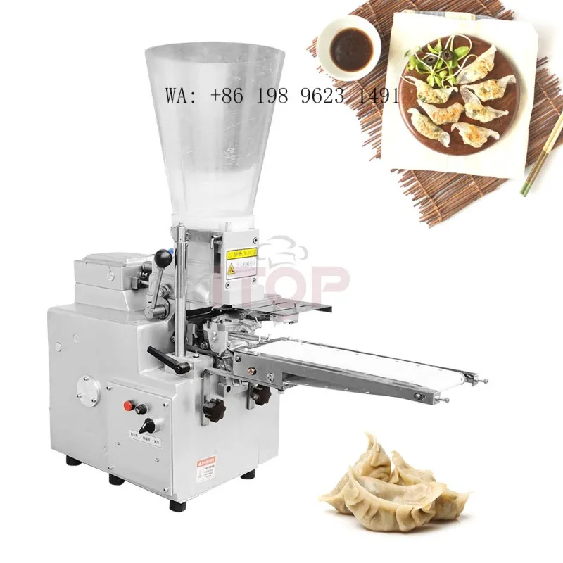 1500pcs/h High Efficiency Dumpling Samosa Gyoza Making  Automatic Snack Forming Equipment for Commercial Use