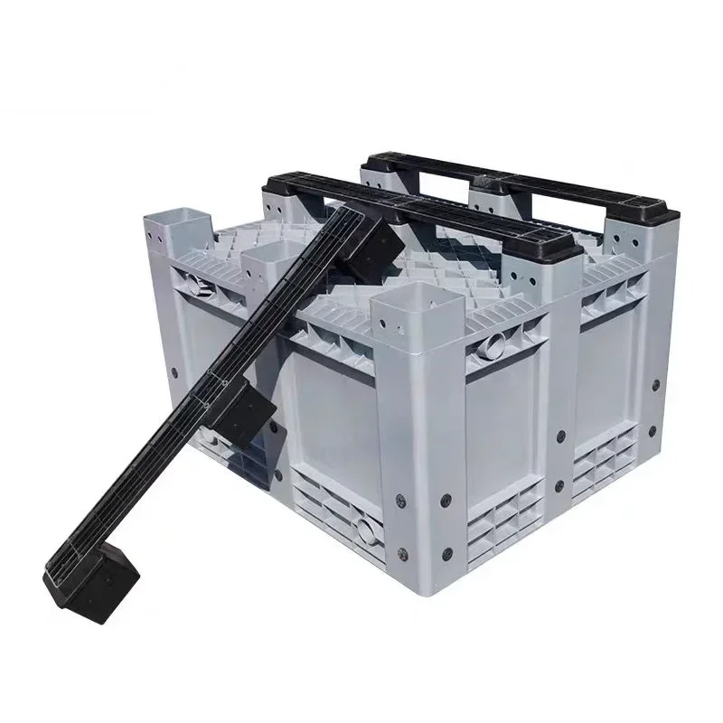 606 liters plastic fruit and vegetable heavy-duty pallet box container 1200 * 1000 * 760mm large plastic pallet box tank