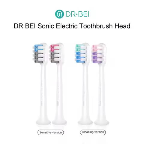 Dr.Bei Original Brush Heads for Electric Toothbrush Sensitive Cleaning Version Heads Apply Sonic Toothbrush Bristle Nozzles
