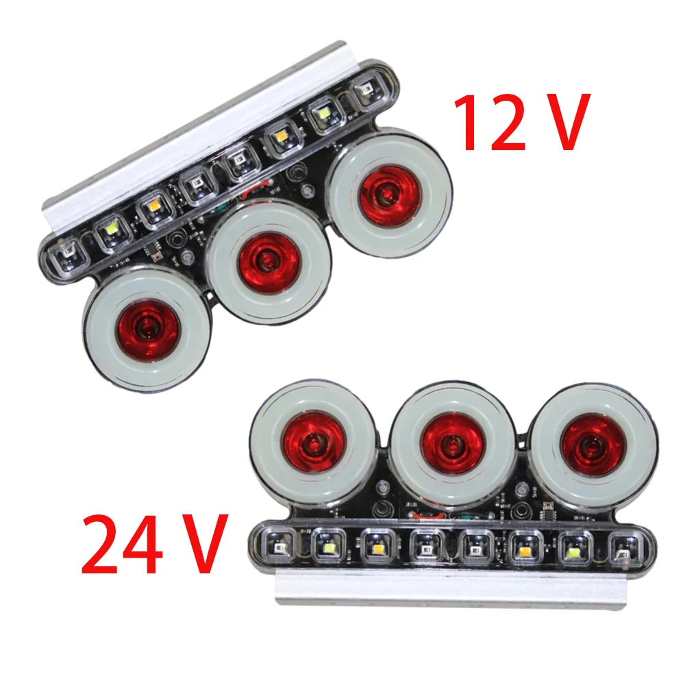 12 V / 24 V Car Warning Light for Cars, Trucks, Trailers, and Off-Road Vehicles