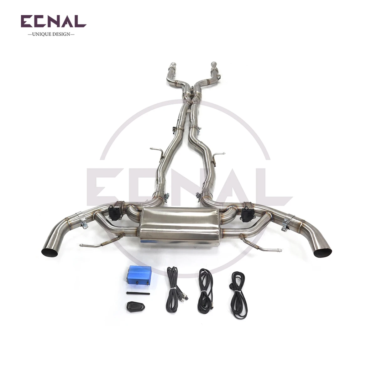 

Ecnal Exhaust Catback Pipe for Mercedes Benz amg GLC43 3.0T 2017+ High Quality SS304 Sport Exhaust System with Valve Muffler