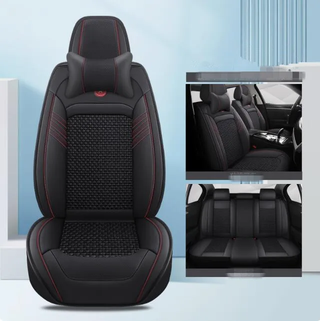 

Чехлы на передние и задние автомобильные сиденья + чехол на руль для KIA Forte 2025-2010, высококачественный дышащий чехол на сиденье с подушкой