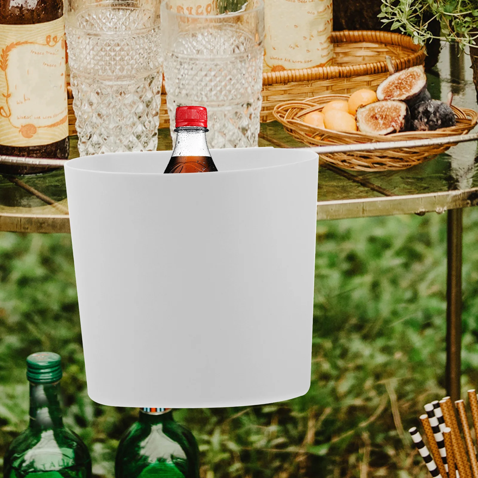 Paniers suspendus en matériau PP, 6 pièces, rangement multifonctionnel, conception Portable, organisateur domestique de grande capacité, porte-gobelet suspendu