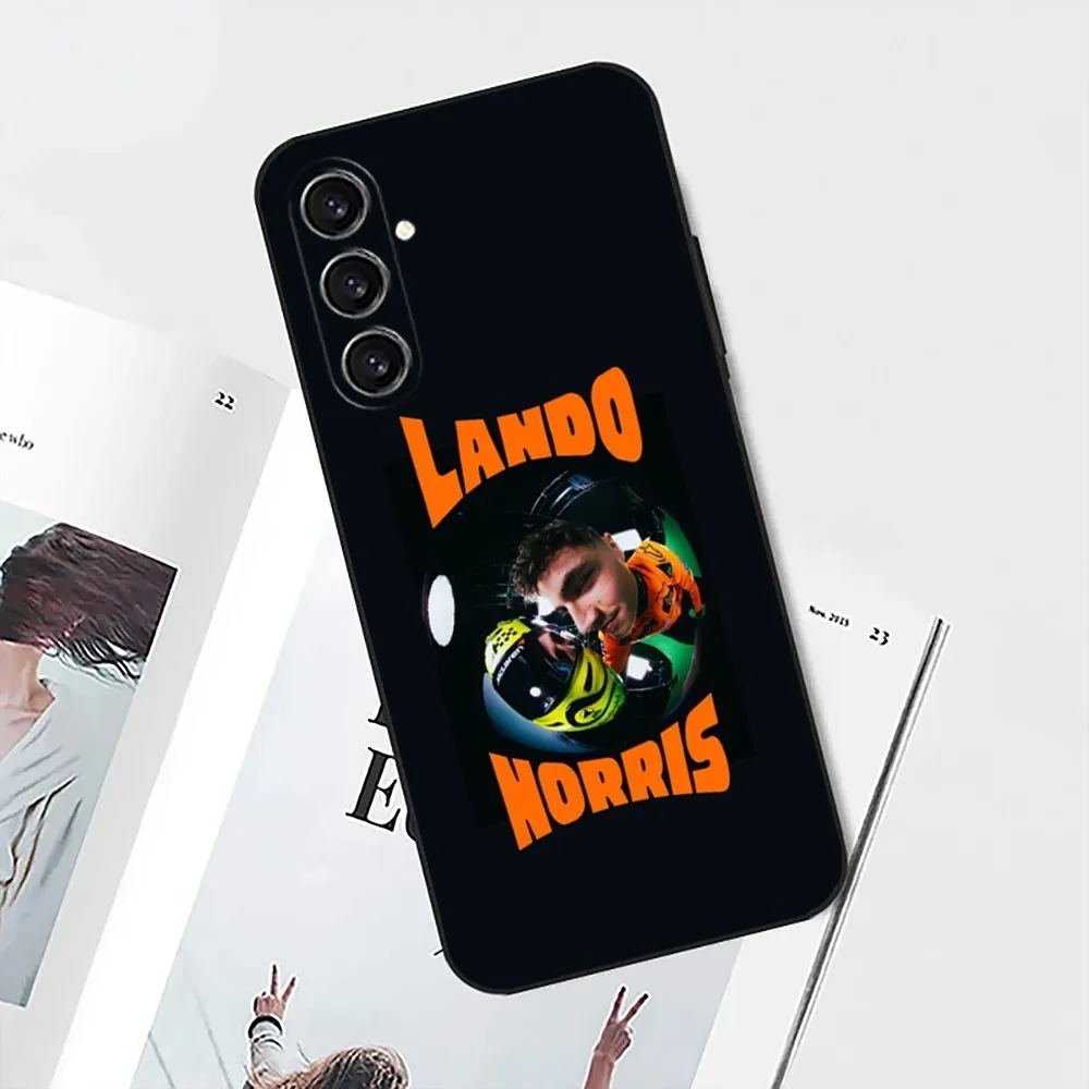 F1 4 L-Lando N-Norris Phone Case For Samsung S25,S24,S21,S22,S23,S30,Ultra,S20,Plus,Fe,Lite,Note,10 Black Soft Shell