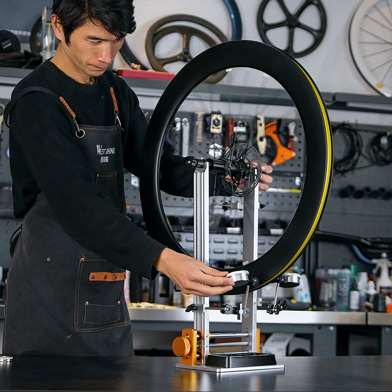 WEST BIKING Bicycle Wheel Truing Stand Pro Version Bike Rim Correction Stand Bike Wheel Calibration Stand Bike Wheel Truing Tool
