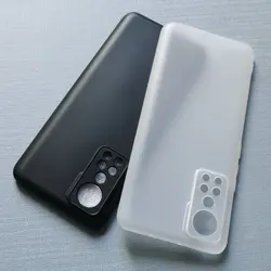 Matte TPU Case For ZTE AXON 30 5G Black Solid Color Soft Camera Shockproof Protective Anti Sratch Cover For BAXON 30S Capa
