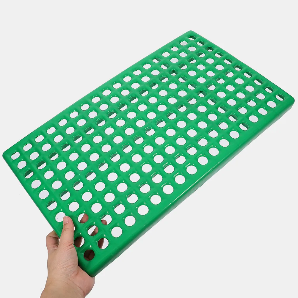 

2Pcs Rabbit Cage Floor Mats Plastic Bottom Pads with Round Holes for Ventilation Easy Clean Protective Small Animal Cage