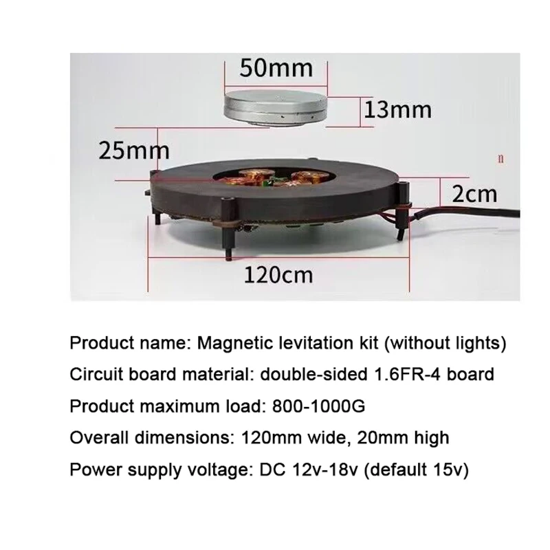 Magnetic Levitation Bare Metal Magnetic Levitation Movement Suspended Booth Magnetic Levitation Module Suspended speaker