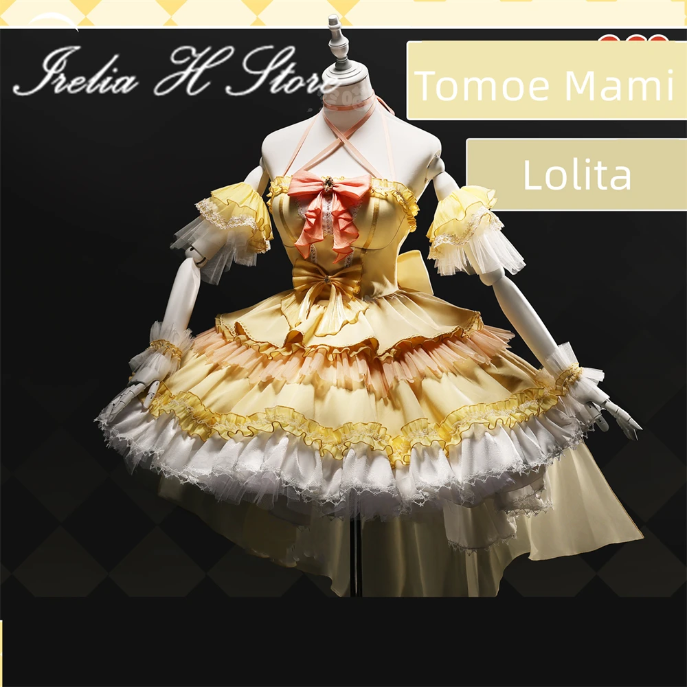 Irelia H Puella Magi Madoka Magica Tomoe Mami أزياء تنكرية للنساء لوليتا فساتين نسائية للهالوين أزياء أنيمي