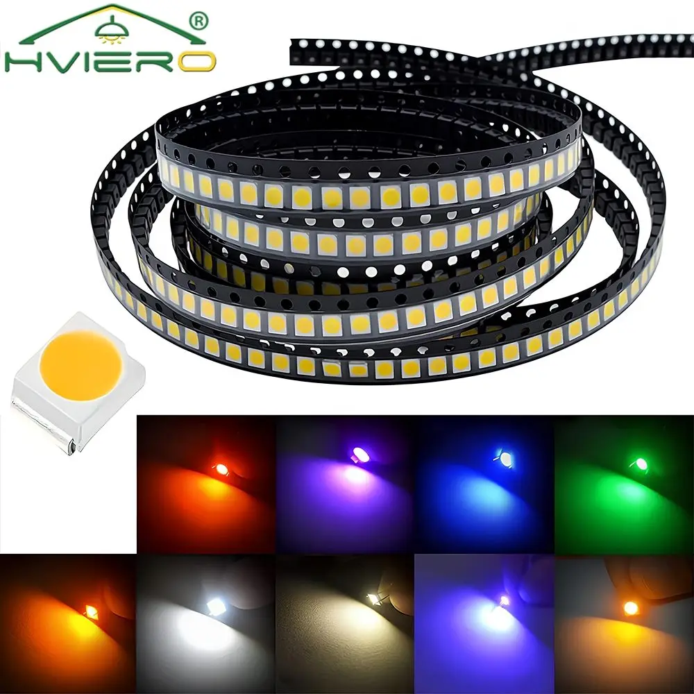 

10PCS 3.3V Super Bright 1210 SMD SMT LED Chips Red Yellow Green White Orange RGB Purple Pink Lights Emitting Diodes Atmosphere
