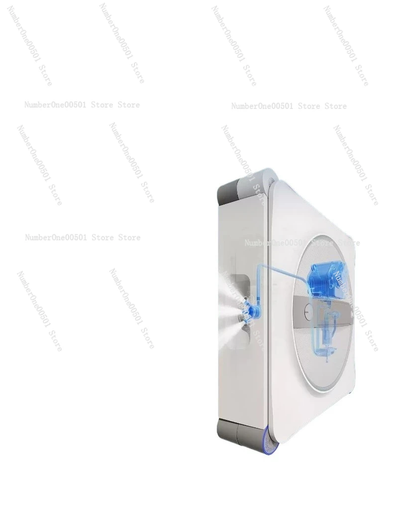 W2S Window Cleaning Robot Automatic Water Spraying Base Station Smart Path Planning for High Rise Glass