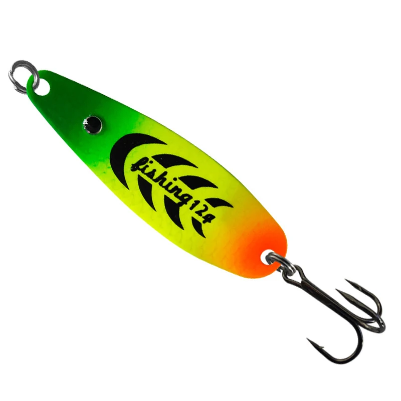 Metall Spinner Löffel Forelle Angeln Locken Harten Köder Pailletten Noise Paillette Künstliche Köder Vib Leech Spinner Löffel Köder Pesca – Detail 4