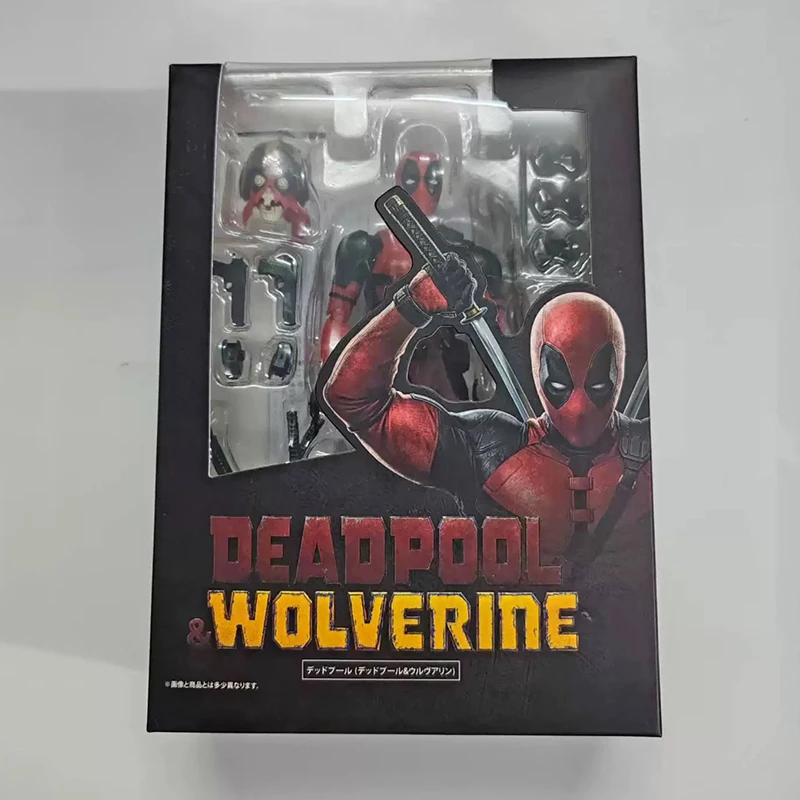 Deadpool Action Figure SHF Deadpool & Wolverine Wade Winston Wilson Figuren Gezamenlijk Beweegbaar Model Film Speelgoed voor Kinderen Gift