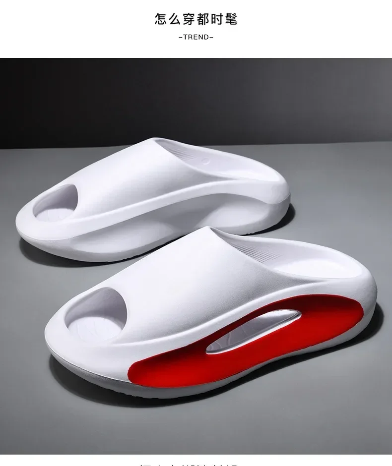 Hochwertige, trendige Outdoor-Pantoffeln mit EVA-Sohle, bemalt, weichsohlig, für Strand und Zuhause – Detail 5