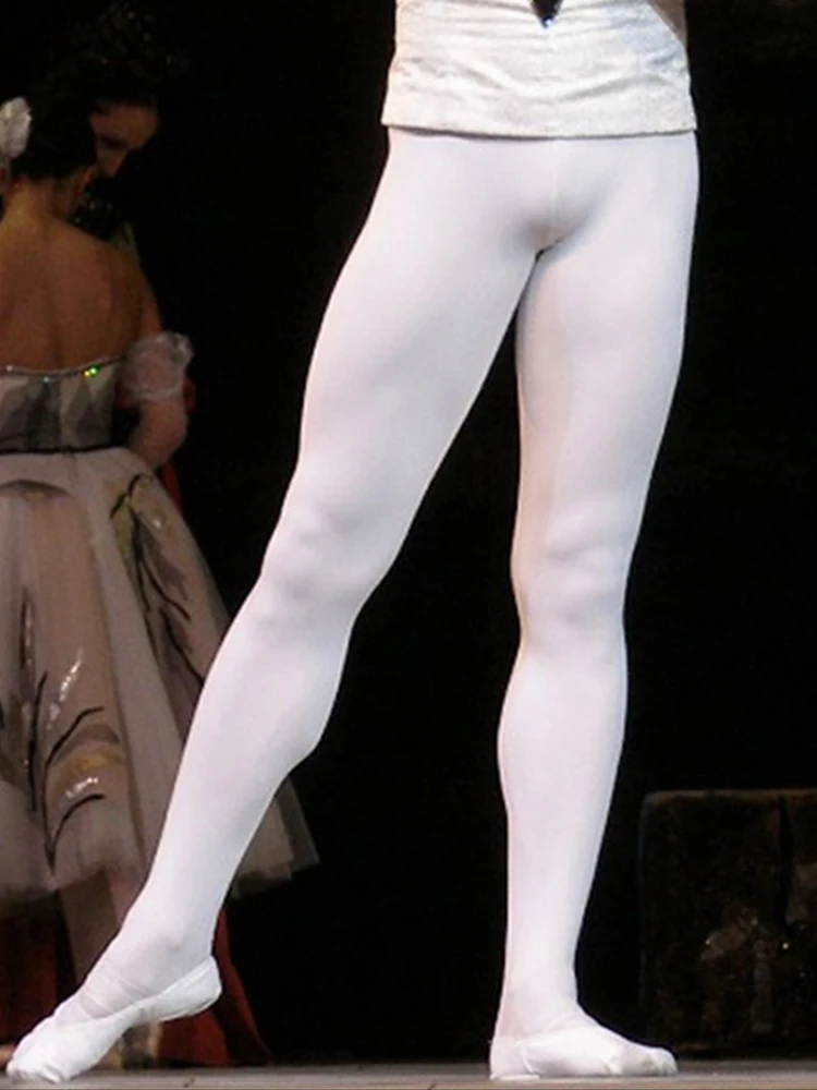 Ballet Swan Lake Dans Panty Slang Sokken Pantihose Volwassen Mannen Panty Wit Zwart Leggings Kousen Panty Groothandel