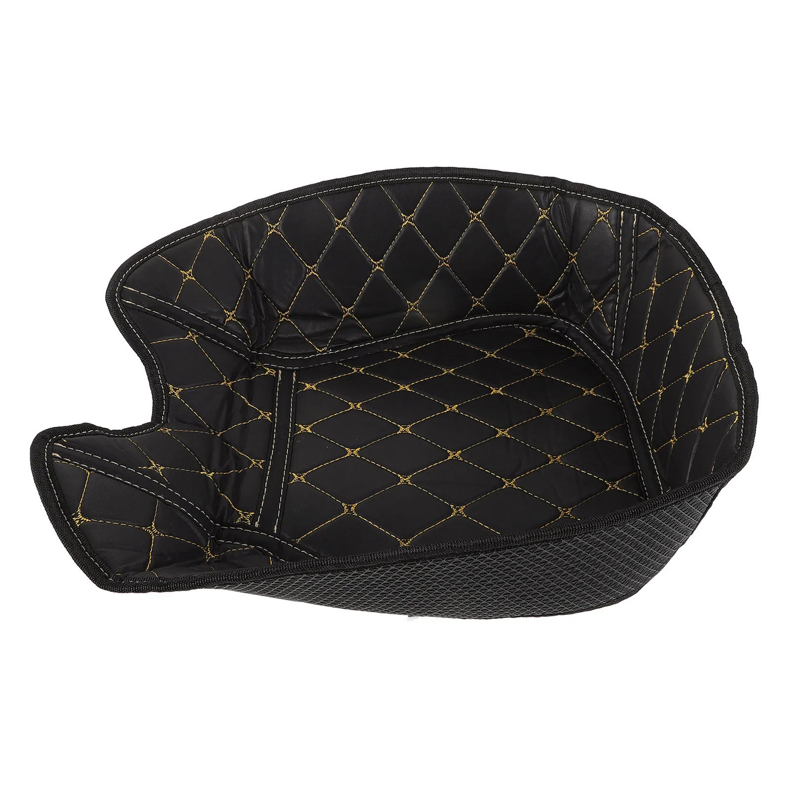 دراجة نارية مربع خلفي وسادة بو الداخلية أسفل بطانة حامي ل دراجة سكوتر الخلفية وسادة صندوق أمتعة باب المرآب طوقا أسفل