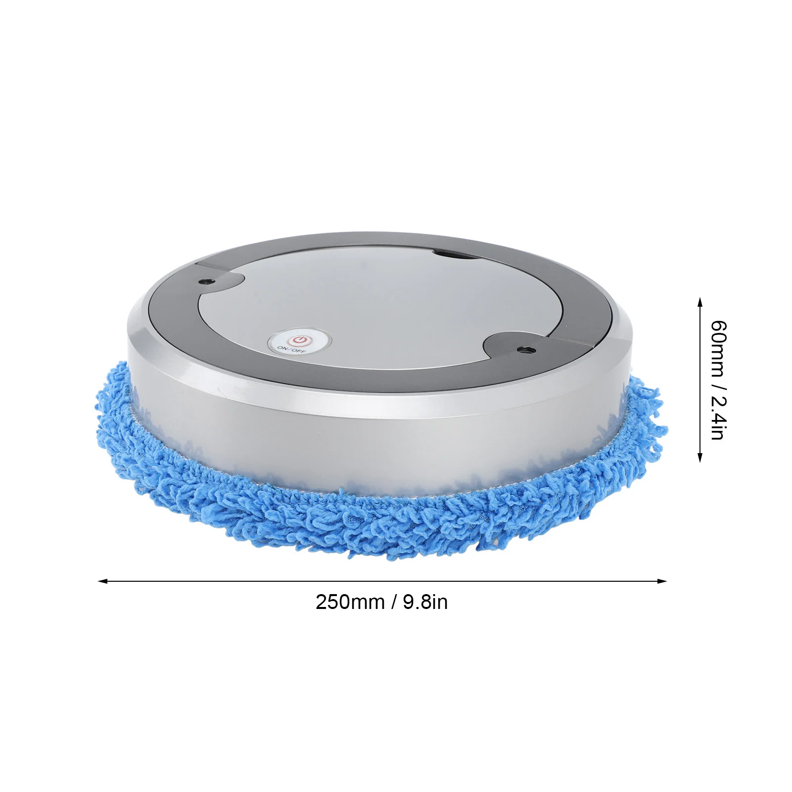فضي رمادي التطهير روبوت رذاذ وظيفة 2400 مللي أمبير بطارية 50 مللي خزان المياه الرطب/الجاف آلة تنظيف المنزل الذكي للغرف #6