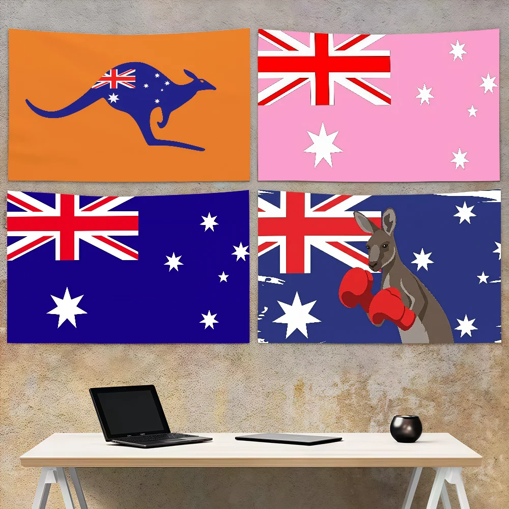 Outdoor Camping Australia - N-Nation A-Australia ธงชาติ ออสเตรเลีย ตกแต่งงานศิลปะ ปาร์ตี้ปิกนิก