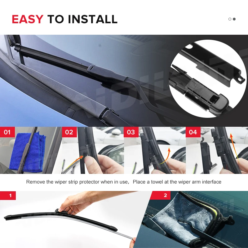 Windshield Windscreen Wiper Blades For BMW 3 Series F30 F31 F34 E90 E91 M3 F80 X1 E84 Front Window Wiper 24\