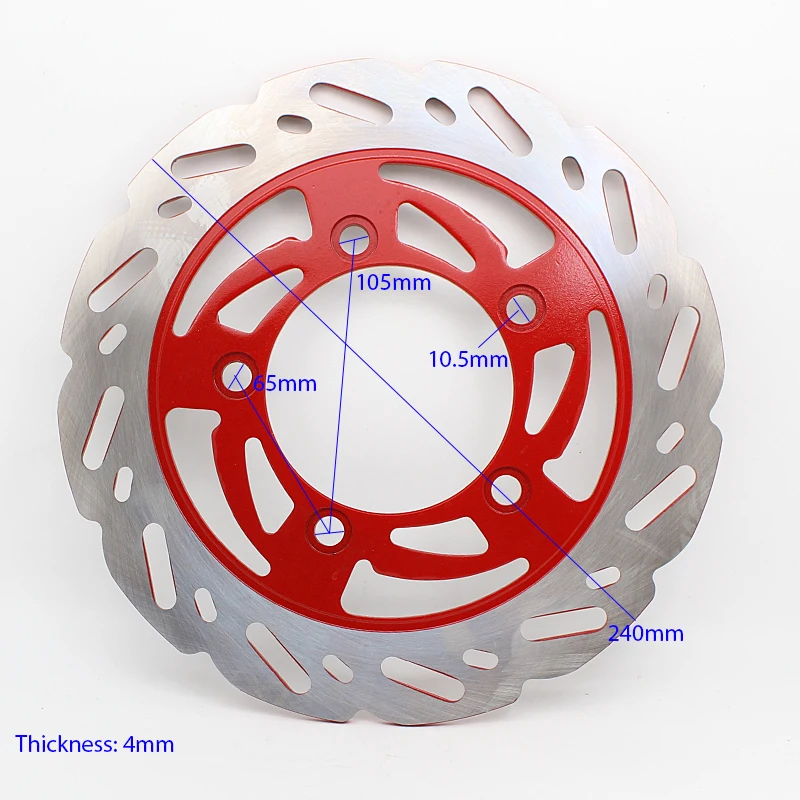 For Kymco Curve Lover 125 150 KCC ACC150 Thunder King 180 Motorcycle Front Brake Disc Rotor