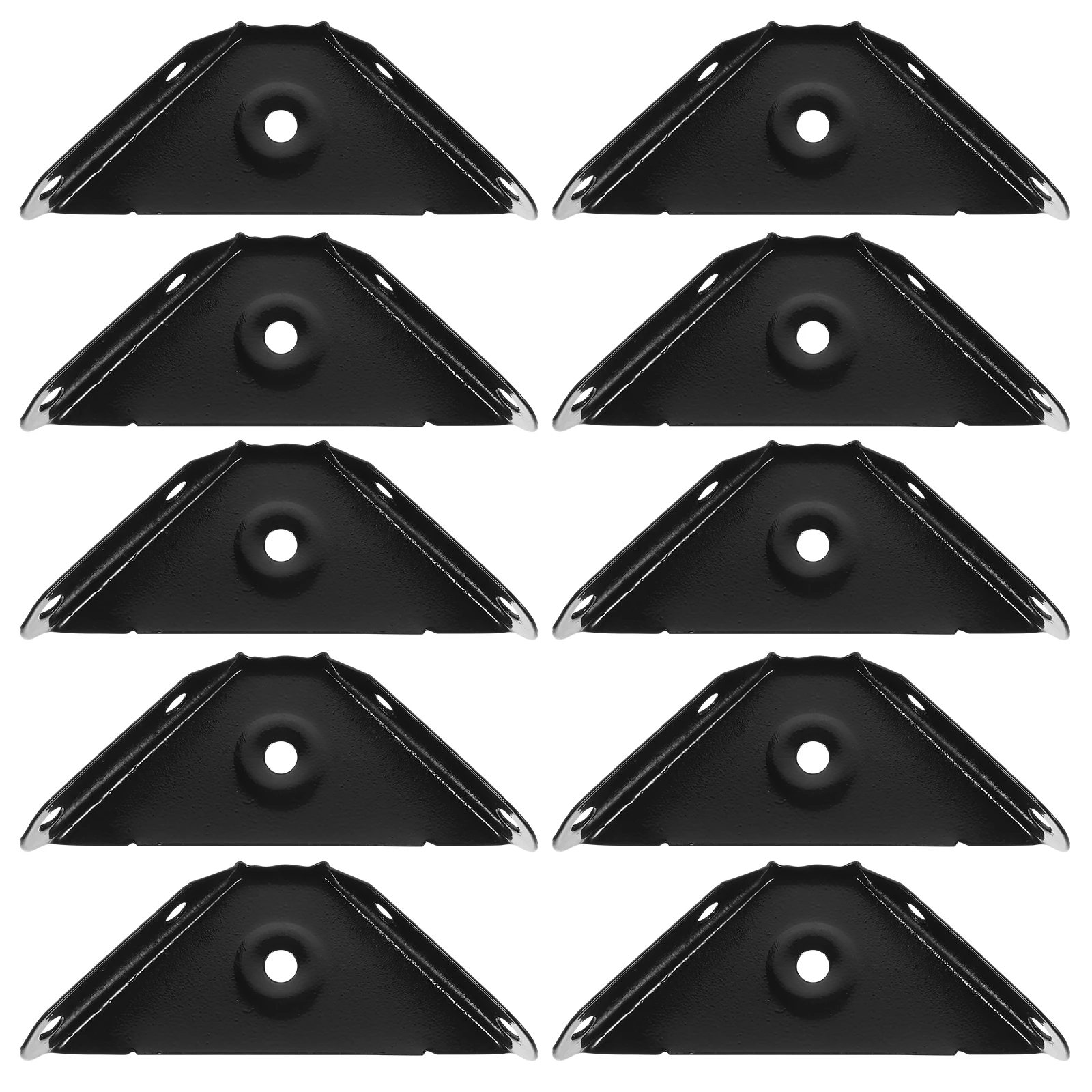 

12Pcs Furniture Corner Braces Metal Connectors No Burrs Safe Use for Shelves Tables Beds Excellent Craftsmanship Long-Lasting