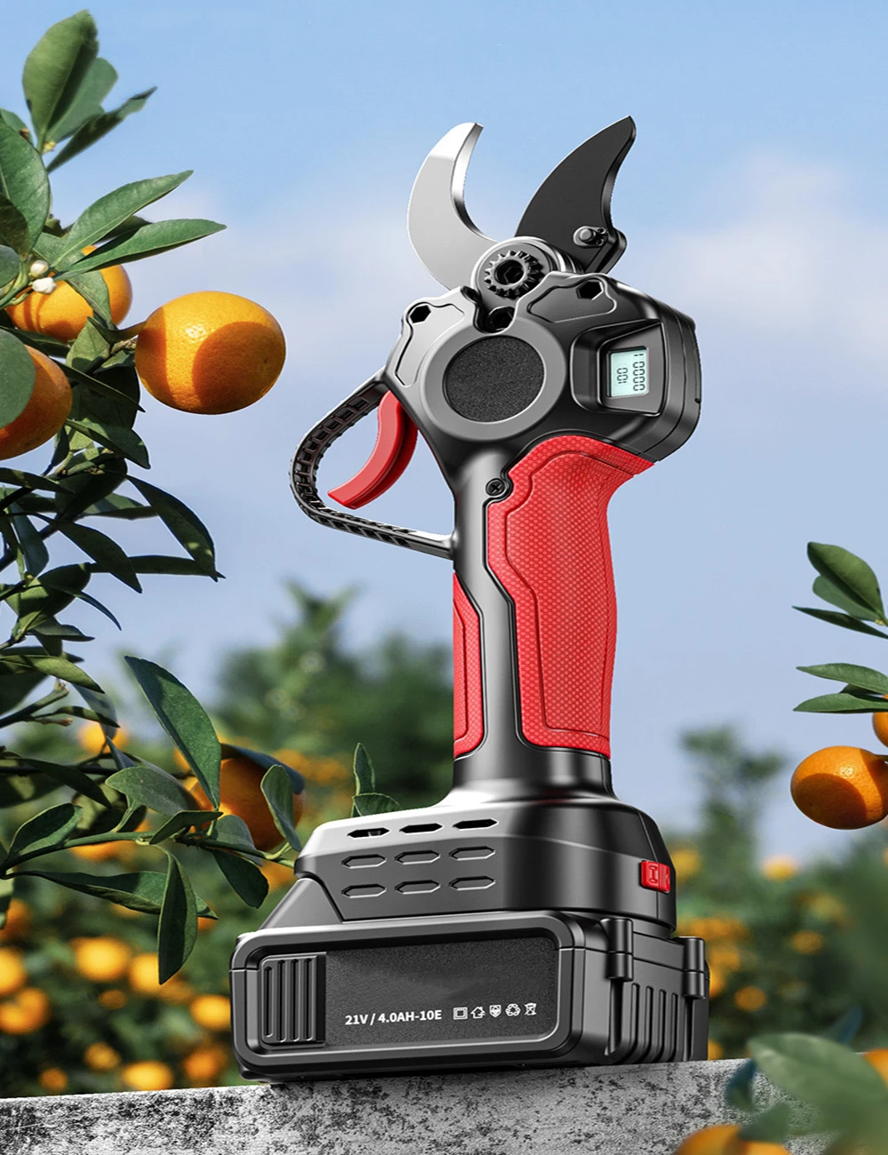 

Электрические ножницы для секаторов Accu Snoeischaar Elektrische Snoeischaar Cesoie Elettriche Potature Akku Astschere 전지 가위