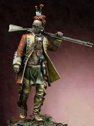 1/24 75mm Resin Figure Assembled Model Kit Historical Hobby Miniature Ancient Gunner Unassembled and Unpainted Free Shipping