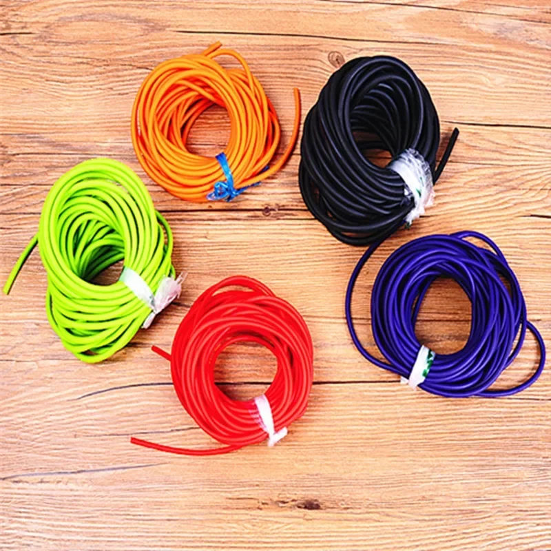 10m Outdoor 2050 Natural Latex Rubber Tube Stretch Elastic Slingshot Replacement Band Catapults Sling Rubber