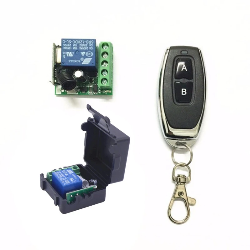 

Wireless Remote for DC 12V 1 Channel Multi-Function Remote Control 433Mhz Transmitter RF Electronic Contro