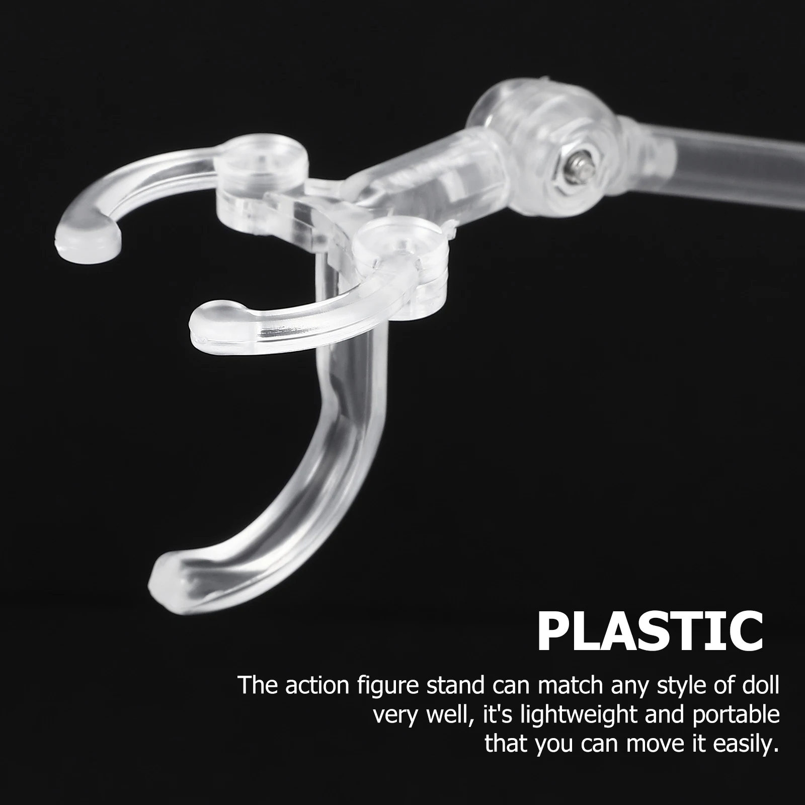 

Display Riser Stand Action Figure Bracket Collectibles Transparent Plastic