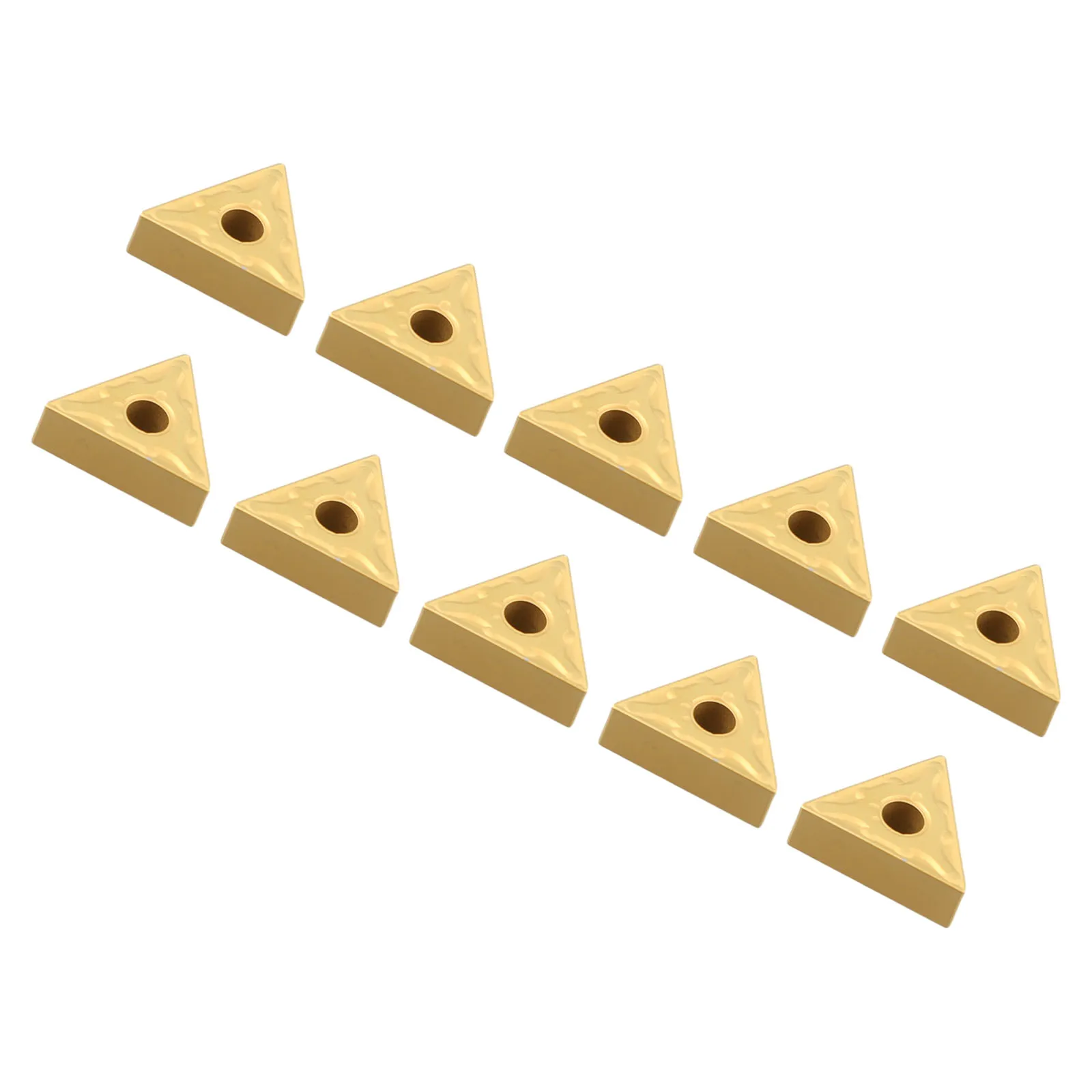 

TNMG160404 MA Insert 10 Pcs Box Carbide Golden Lathe Carbide Inserts Cutting Tools TNMG 160404 Triangular Tips