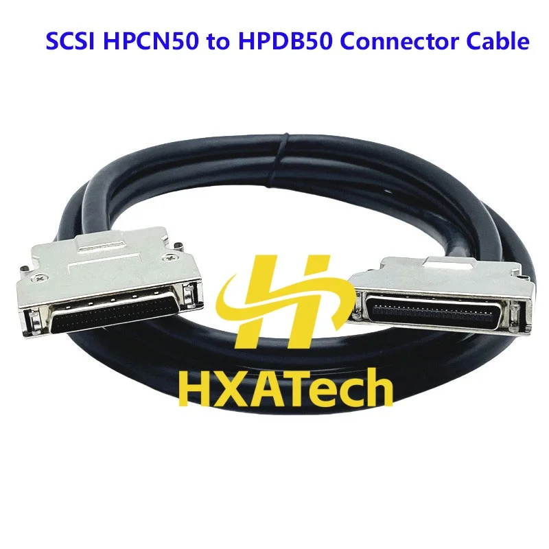 

HXATech- SCSI HPCN50 to HPDB50 Connector Cable DB50 male to CN50 male Double layer Data Cable with iron shell customizable