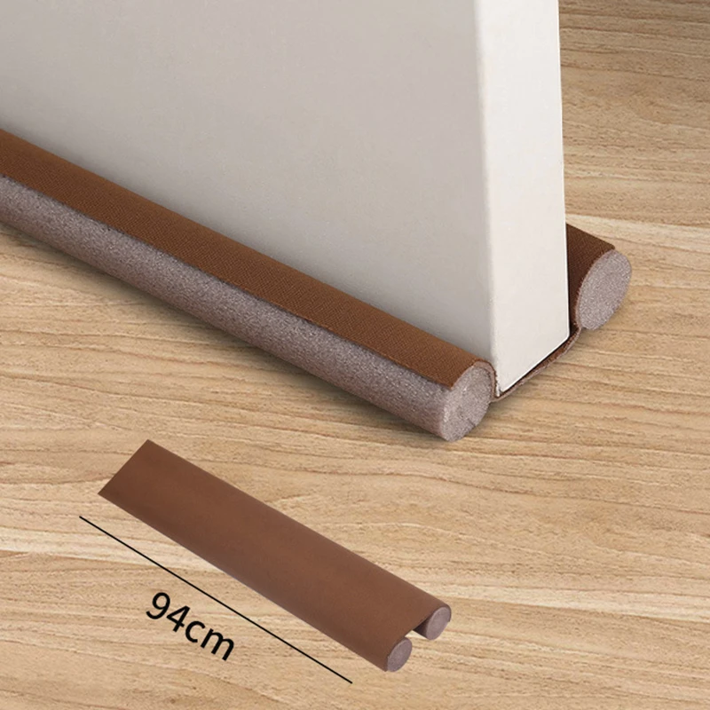 2/1PC Flexible sous la porte bouchon de tirage bande d'étanchéité inférieure de porte bande météo pl