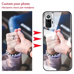 Customized Phone Case For Xiaomi Redmi Note 13 11 E 12 Pro 12s turbo speed plus Glass Cover Custom Picture Name Photo Cases DIY