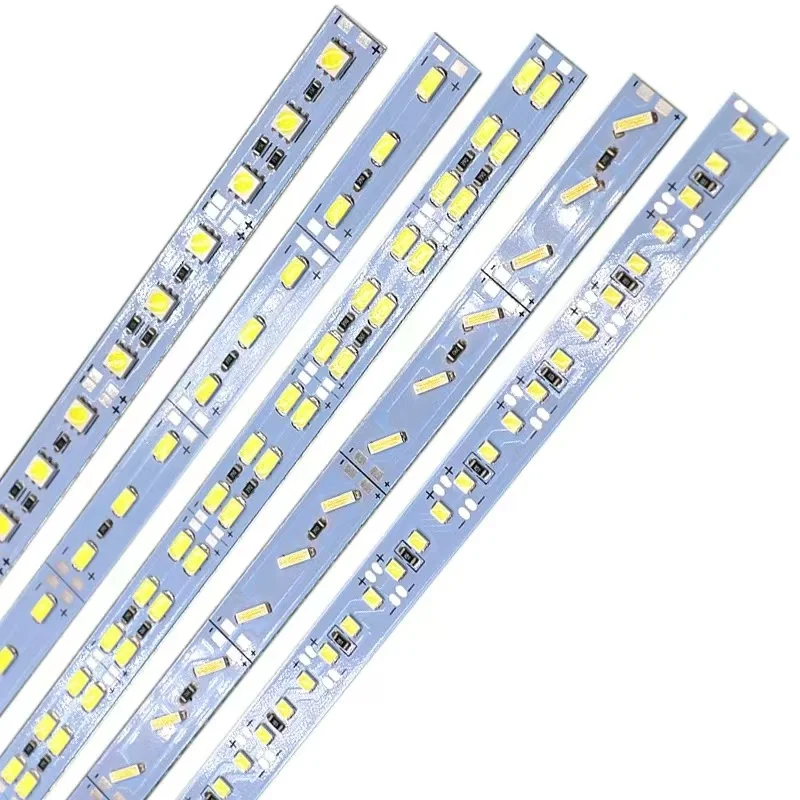 50pcs 0.5m 1m LED Bar Light 5050 5630 7020 8520 4014 12V Led Rigid Strip White/Warm White/RGB under cabinet kitchen