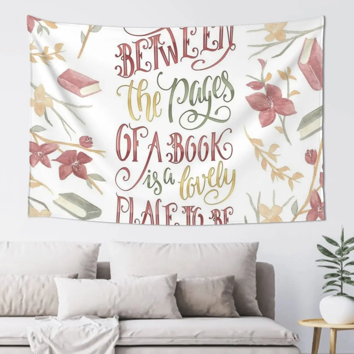 

BETWEEN THE PAGES OF A BOOK Tapestry House Decorations Cute Decor House Decor Tapestry
