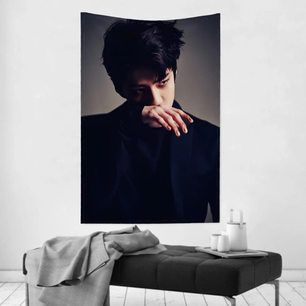 1 قطعة Kpop Exo Oh Se Hun Sehun نسيج غرفة ديكور قماش صوفي حفلة معلقة خلفية غرفة ديكور غرفة الطفل