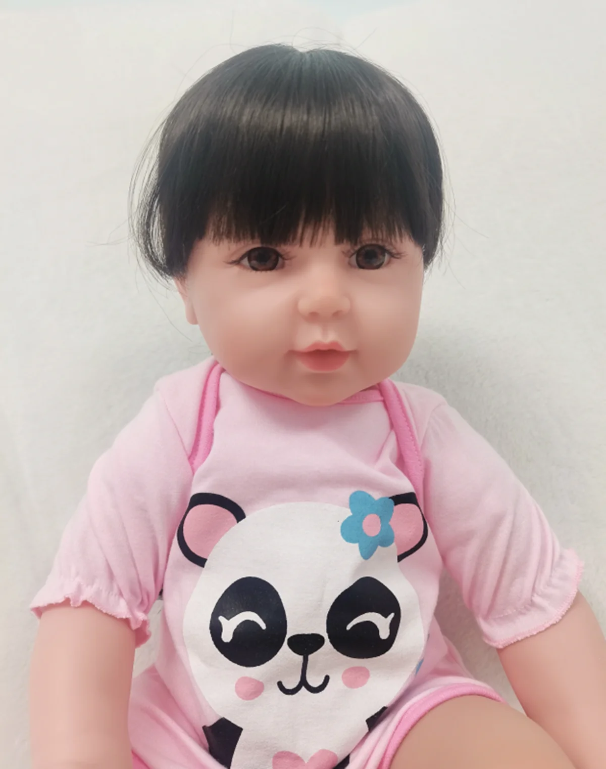 60cm Silicone Bebe Reborn Doll Finished Painted Doll Lifelike Girl Boy Soft Body Princess Toddler Birthday Xmas Kid Gift