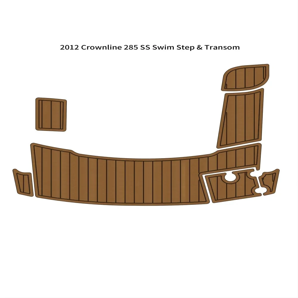 Swim Platform Transom Boat EVA Foam Teak Deck Floor Pad Mat For 2012 Crownline 285SS