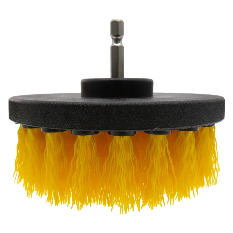 Juego de cepillos de limpieza eléctricos para ducha, baño, coche, cuero, plástico, Kit de limpieza de muebles de madera, 4 piezas