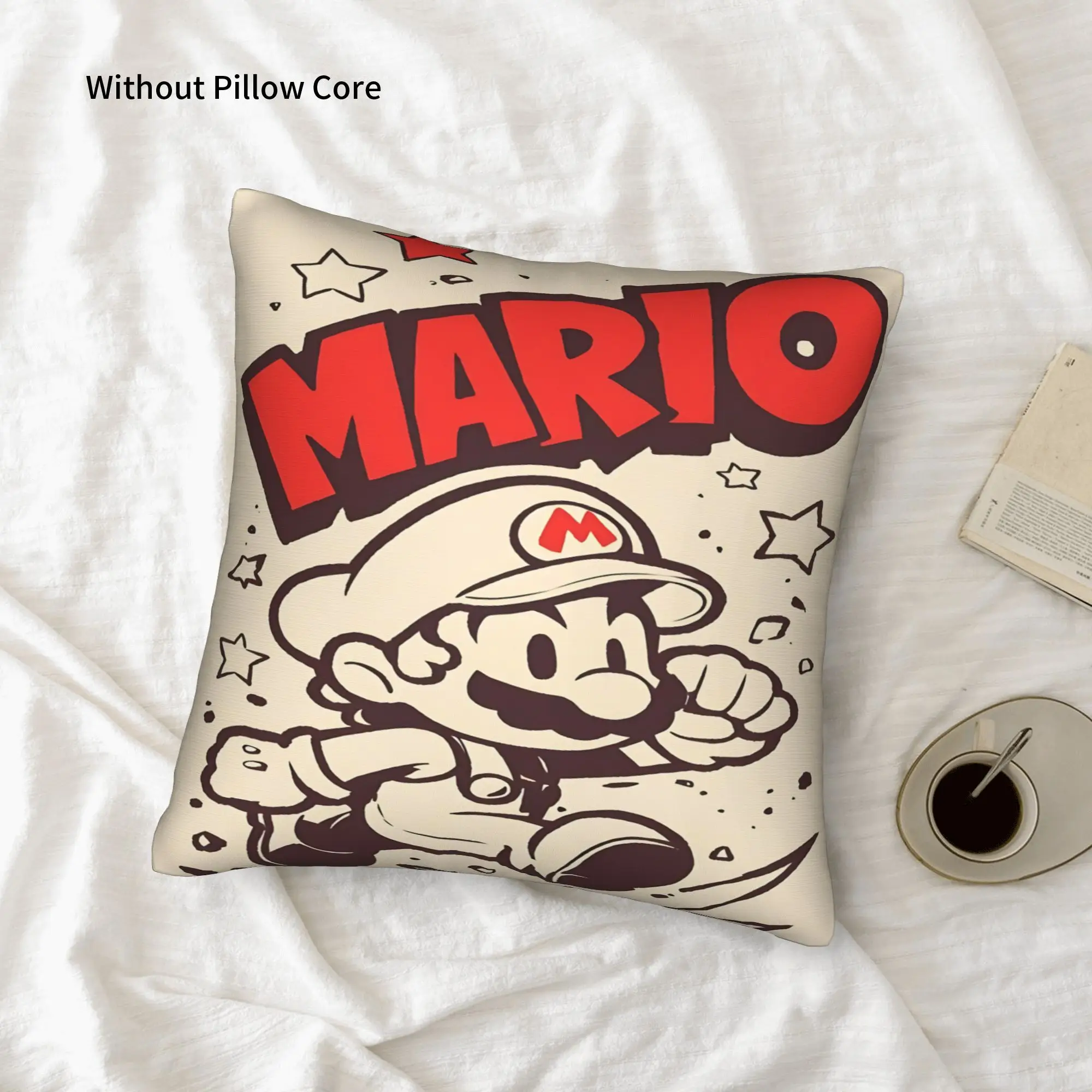 1PC Cartoon Super Mario Pillow Case Double-Sided Printing  Sofa Cushion Bedroom Bedside Pillow
