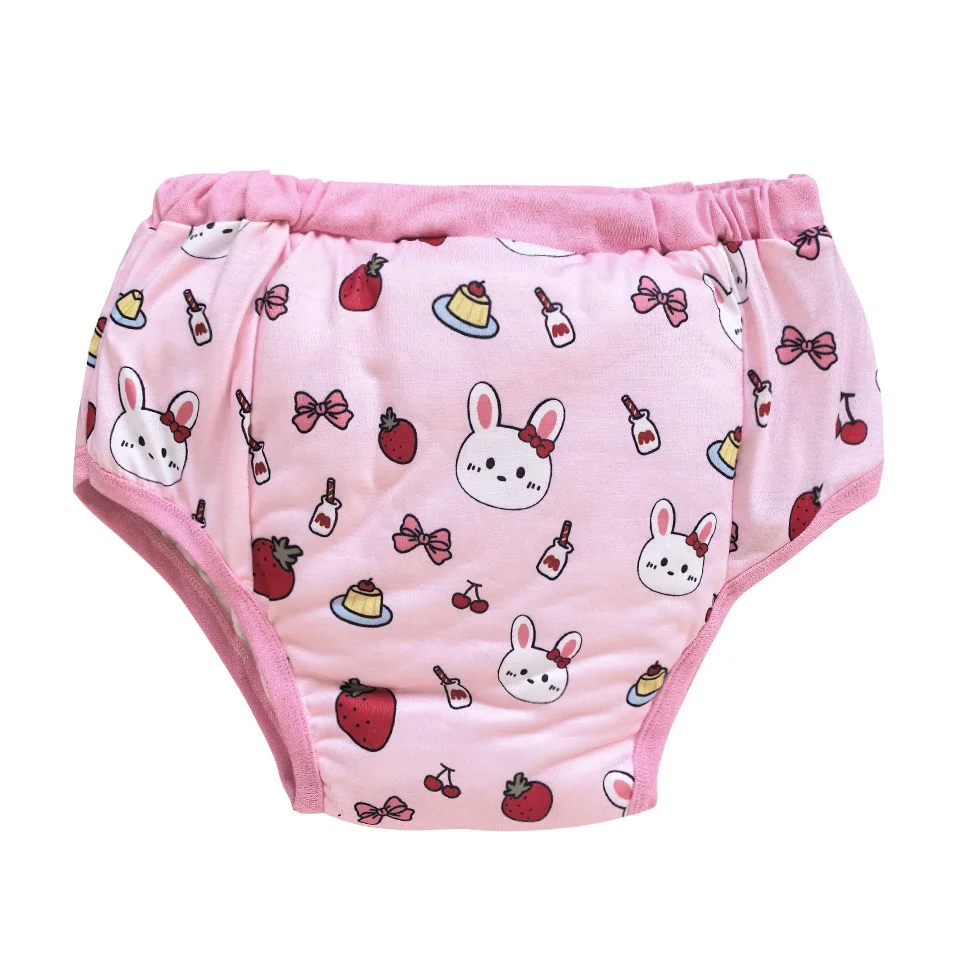 ABDL الكرتون نمط الكبار الطفل كليب القطن حفاضات السراويل قابل للغسل القطن الخالص للماء حفاضات القطن الكبار حفاضات القطن السراويل #3