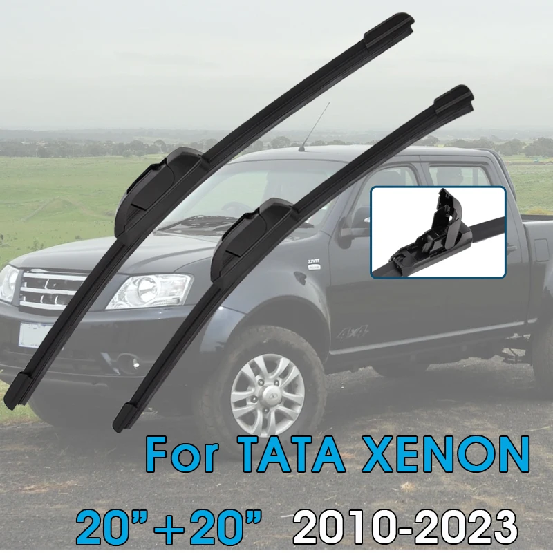 Auto Wischerblätter 20 "+ 20" Für TATA XENON 2010-2023 Windschutzscheibe Windschutzscheibe Frontscheibe Klingen Auto Zubehör