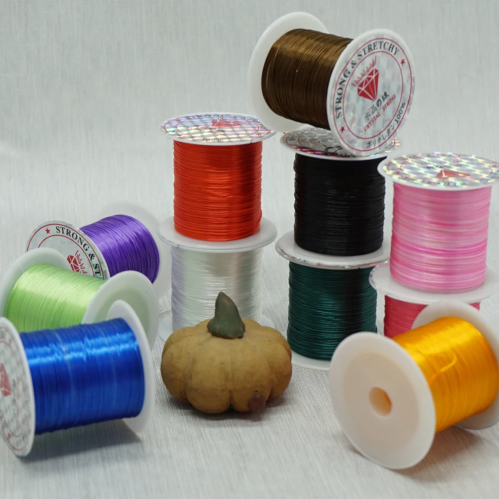

25 Rolls Crystal Wire Jewelry Cord Making Strong Rope Thread Elastic Accessories