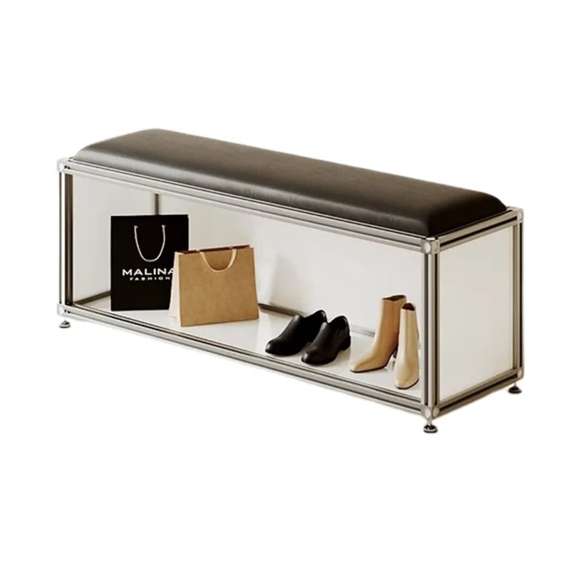 

Creative storage of shoe stool, shoe rack can sit on sofa stool