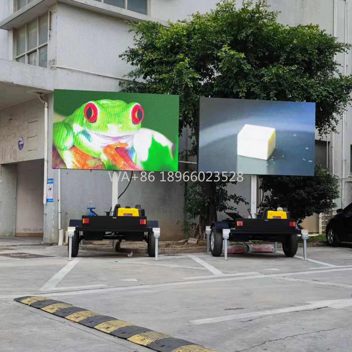 P2 نموذج LED شاشة حائط الفيديو مقاوم للماء في الهواء الطلق كامل اللون LED عرض المقطورات IP65 5 مللي متر بكسل الملعب وسائل الإعلام الإعلانية استخدام SDK #1