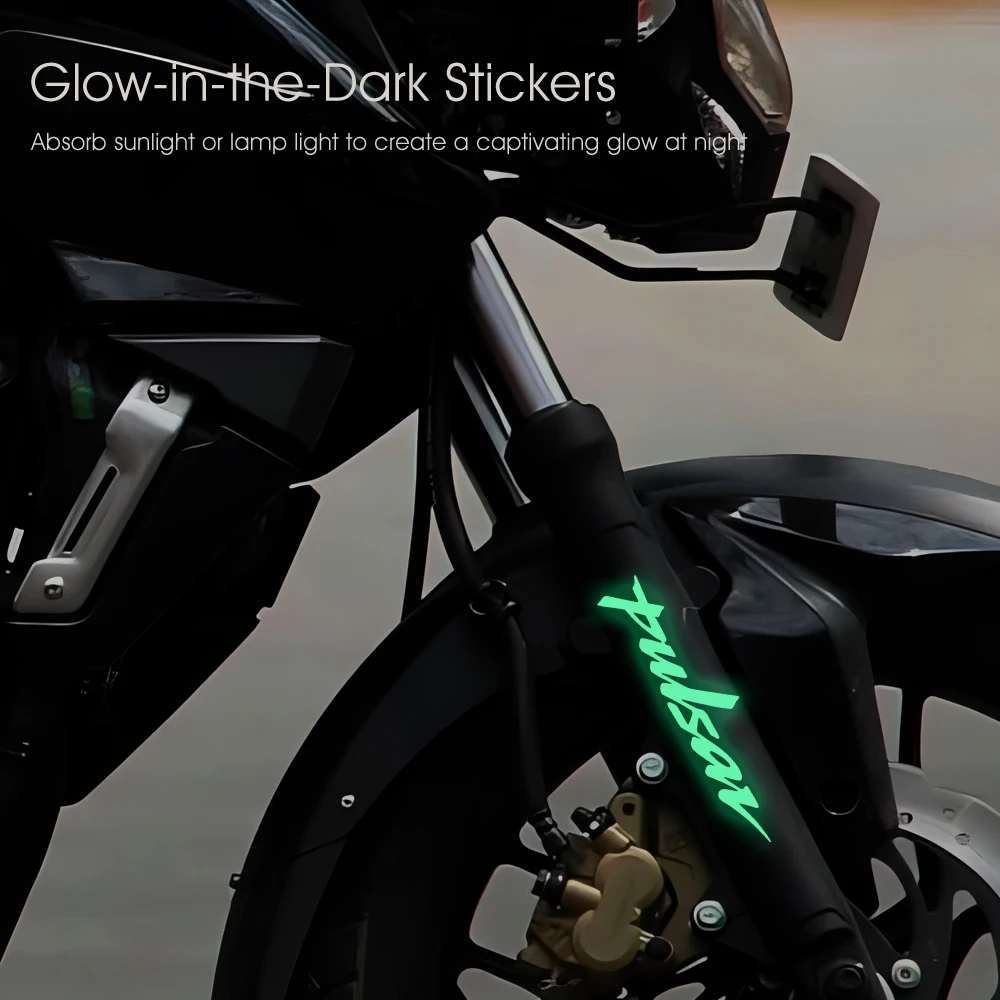 Motorcycle Glow Stickers Decal for Bajaj Pulsar NS 125 135 150 160 180 200 400 RS 200 RS200 NS125 NS200 N250 220F Accessories