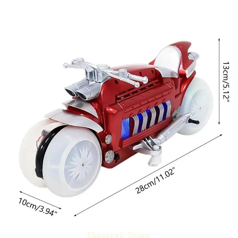E7ce verbeterde afstandsbediening Motorfiets Hoge snelheid Stunt RC Motorfiets 360 ° Roterend motorspeelgoed Verjaardagscadeau