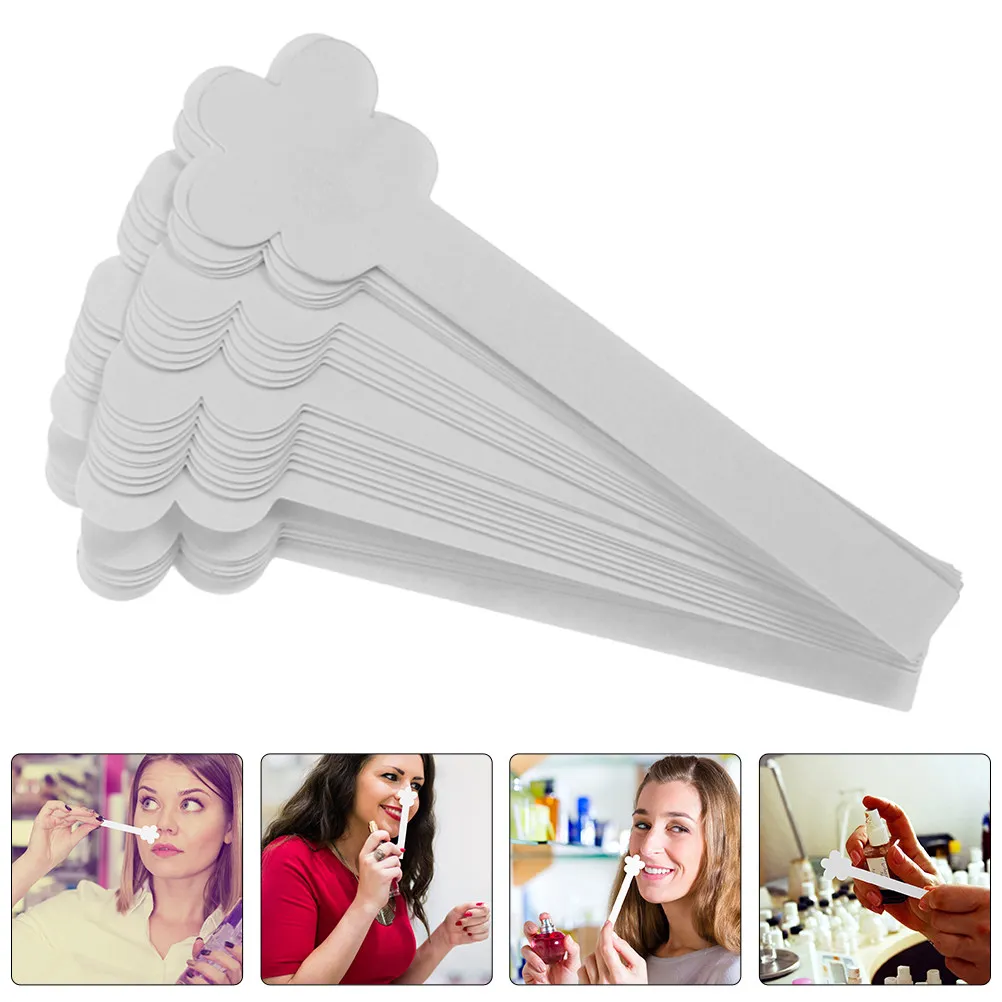

100Pcs Perfume Testing Paper Strips for Fragrance Aromatherapy Essential Oil Testing Portable Blotter Sheets Professional Scent