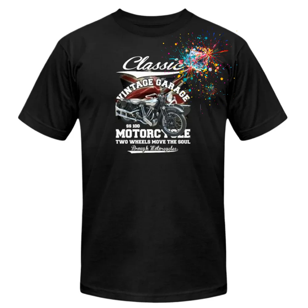 

Classic SS 100 Sidecar Vintage Garage Motorcycle T-Shirt 100% Cotton O-Neck Short Sleeve Summer Casual Mens T-shirt Size S-3XL